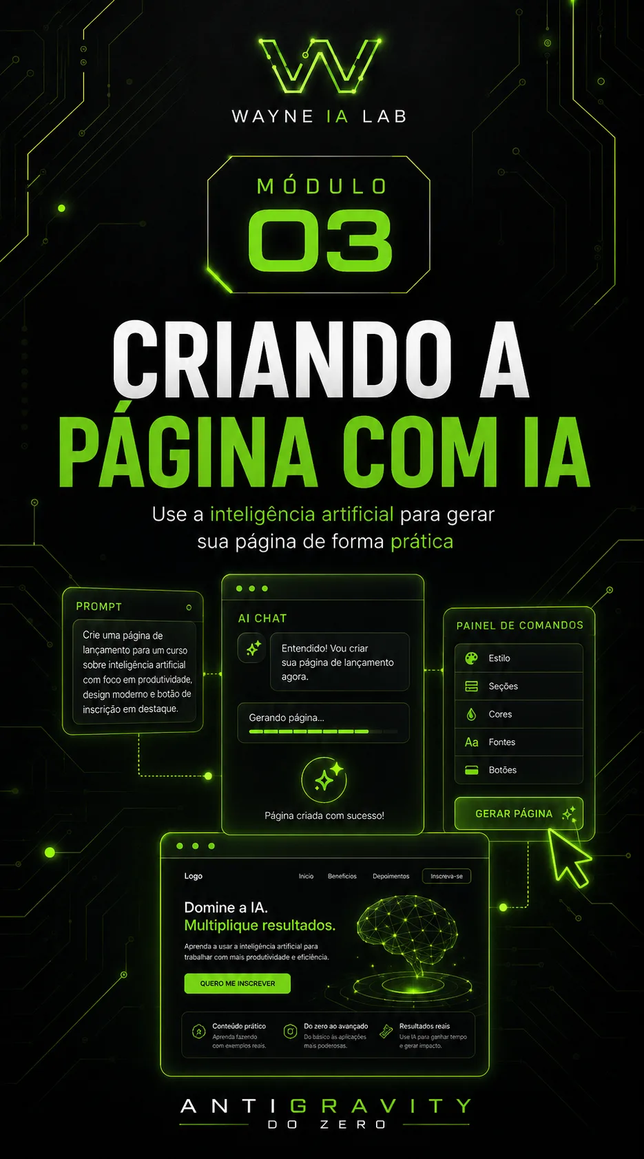 Capa do módulo 3 do Wayne IA Lab